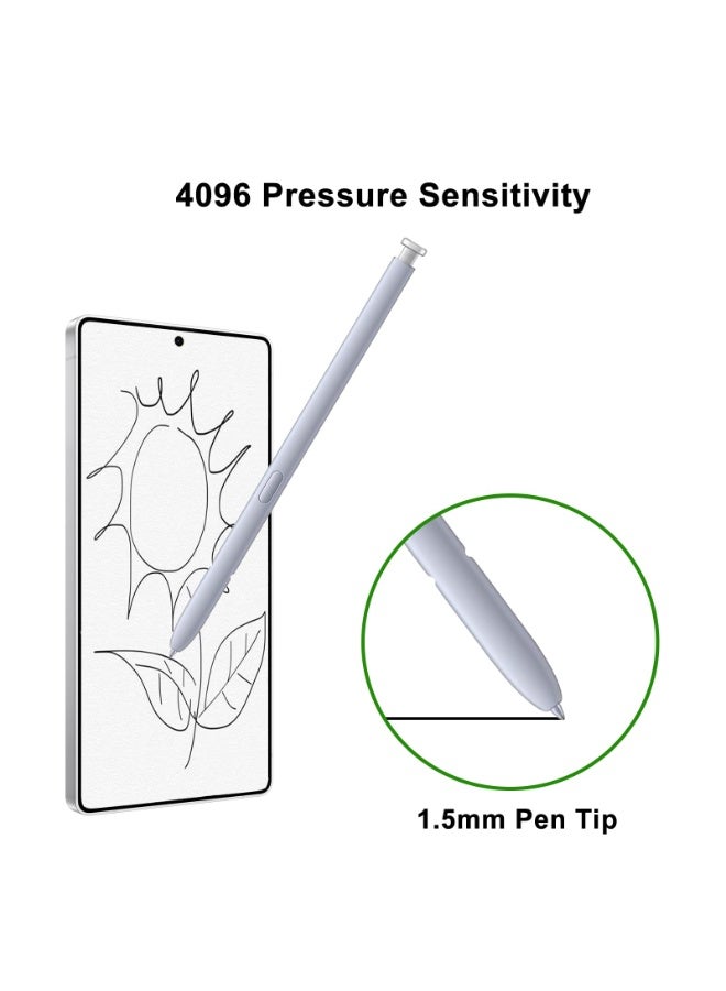 Galaxy S25 Ultra S Pen استبدال ل Samsung Galaxy S25 Ultra Stylus Pen,S25 Ultra Pen استبدال ل Samsung Galaxy S25 Ultra 5G 6.9 في جميع الإصدارات S Pen,EJ-PS938BBEGUJ (الفضة الخفيفة) - Image 3